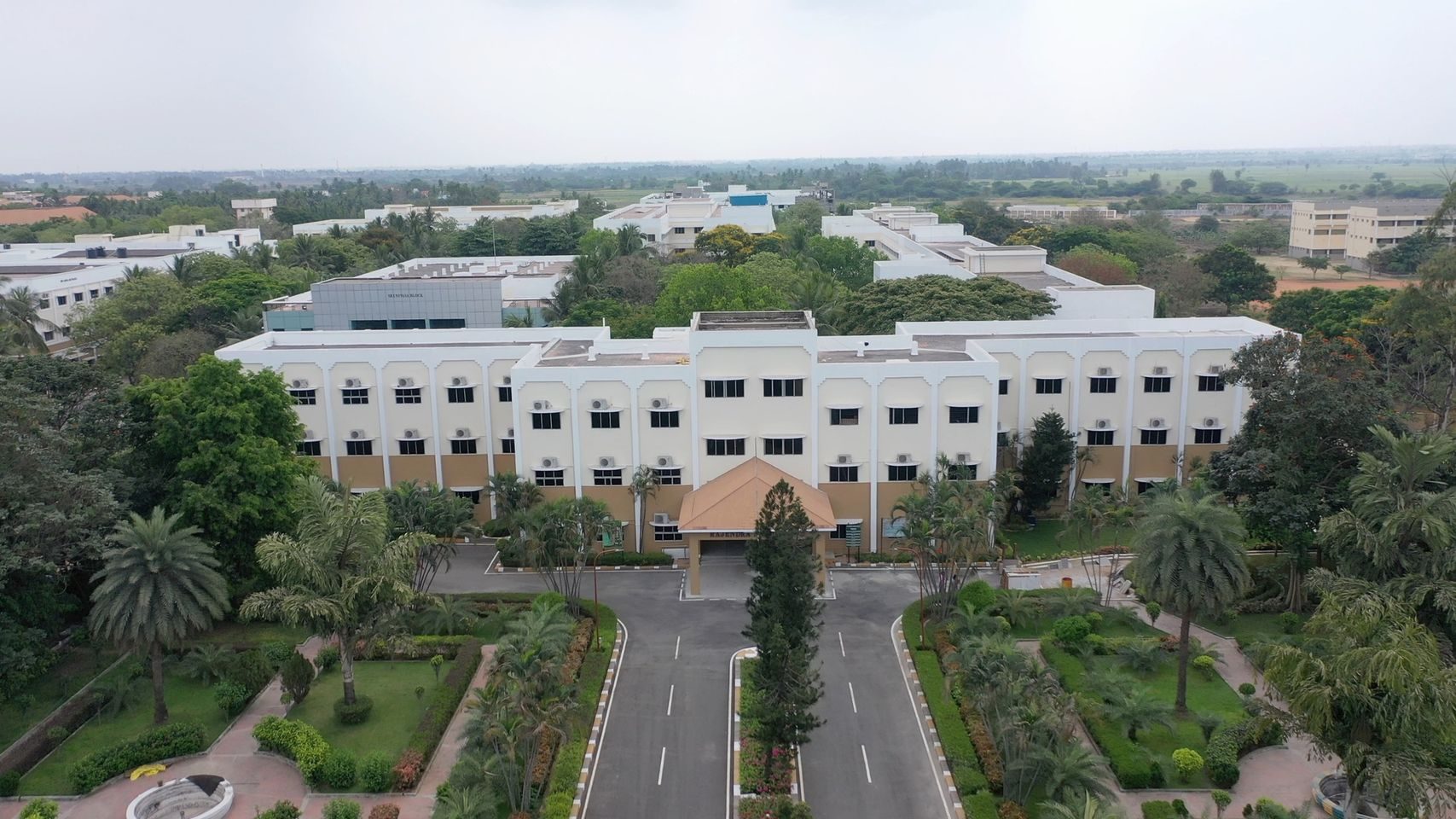 Aerial view of the R.M.K. Engineering College campus at Kavaraipettai